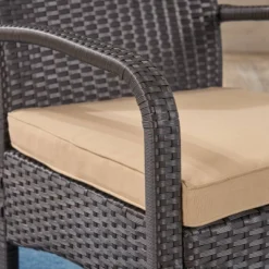 Cordoba 6pc Wicker Conversation Set - Brown/Tan - Christopher Knight Home -VIDAXL Sale Store GUEST 932c42c2 794e 4f13 aa95 f5ade3f8bf65