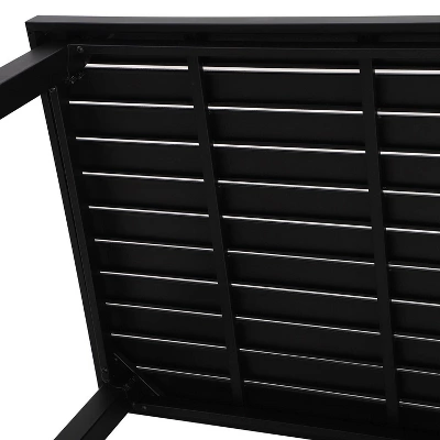 5pc Outdoor Bar Set With Swivel Stools With Cushions & Metal Table - Beige - Captiva Designs 12 5pc Outdoor Bar Set With Swivel Stools With Cushions & Metal Table - Beige - Captiva Designs - Image 12