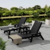 WestinTrends 3 Pieces Set Poly Adirondack Outdoor Chaise Lounges With Side Table -VIDAXL Sale Store GUEST 94be7cf5 51eb 4af4 9897 42ea94be28a8