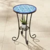 Teal Island Designs Modern Black Round Outdoor Accent Side Table 14" Wide Blue Star Mosaic Tabletop For Front Porch Patio Home House 31 Teal Island Designs Modern Black Round Outdoor Accent Side Table 14" Wide Blue Star Mosaic Tabletop For Front Porch Patio Home House -VIDAXL Sale Store GUEST 95b82c8c 138c 496f a31c 3edc849355c9