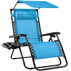 Best Choice Products Folding Zero Gravity Recliner Patio Lounge Chair W/ Canopy Shade, Headrest, Tray -VIDAXL Sale Store GUEST 968b7998 6cbc 4dcf 8b51 5b00746b1fb0