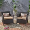 St Lucia 2pc Wicker Club Chairs - Brown/Tan - Christopher Knight Home -VIDAXL Sale Store GUEST 96e30abb 28d7 4d9e bc52 b87afe814e0c