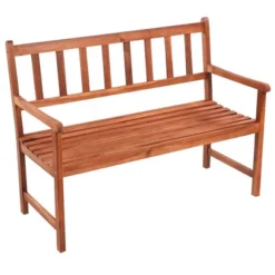 VidaXL Outdoor Patio Bench Wooden Garden Bench With Cushion Solid Wood Acacia - Blue 47.2" X 19.7" X 2.8" 19 VidaXL Outdoor Patio Bench Wooden Garden Bench With Cushion Solid Wood Acacia - Blue 47.2" X 19.7" X 2.8" -VIDAXL Sale Store GUEST 98f59f36 99b4 434a 88cf 00fdca2bae79