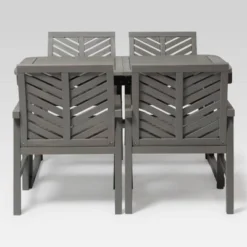 5pc Slatted Extendable Acacia Wood Patio Dining Set - Saracina Home 17 5pc Slatted Extendable Acacia Wood Patio Dining Set - Saracina Home -VIDAXL Sale Store GUEST 99bbc339 5382 45b6 9821 1dac64db2b81