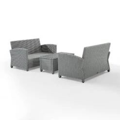 Bradenton 3pc Outdoor Wicker Seating Set - Crosley -VIDAXL Sale Store GUEST 9c18b994 74c2 4915 a25b eecff70abc92