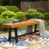 63" Rectangular Acacia Wood Patio Bench - Captiva Designs -VIDAXL Sale Store GUEST 9e11b6d1 f9df 480b b6d6 af27c0faef77