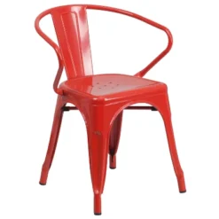 Emma And Oliver Commercial Grade Colorful Metal Indoor-Outdoor Chair With Arms 27 Emma And Oliver Commercial Grade Colorful Metal Indoor-Outdoor Chair With Arms -VIDAXL Sale Store GUEST 9fdfccdd 0cbe 409f b7f1 9a445eb459ae