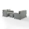 Bradenton 3pc Outdoor Wicker Seating Set - Crosley -VIDAXL Sale Store GUEST a0dc5bee a17d 4f6f b926 7a806e4018dc