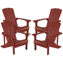 Flash Furniture Set Of 4 Charlestown All-Weather Poly Resin Wood Adirondack Chairs 29 Flash Furniture Set Of 4 Charlestown All-Weather Poly Resin Wood Adirondack Chairs -VIDAXL Sale Store GUEST a3b34a2e 2beb 49d6 9c4e a54296caba7f