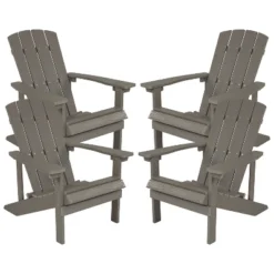 Flash Furniture Set Of 4 Charlestown All-Weather Poly Resin Wood Adirondack Chairs 35 Flash Furniture Set Of 4 Charlestown All-Weather Poly Resin Wood Adirondack Chairs -VIDAXL Sale Store GUEST a4a37719 70d8 44b9 97c5 5b3fe12ad1e0