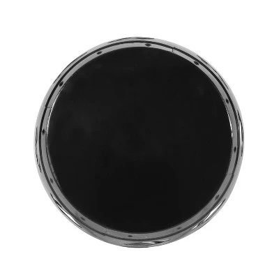 Okak Metal Outdoor Side Table Iron End Table Cylindrical With Flower Cutouts Decorative Large Patio Tables For Indoor Porch Yard Balcony Lawn 2 Okak Metal Outdoor Side Table Iron End Table Cylindrical With Flower Cutouts Decorative Large Patio Tables For Indoor Porch Yard Balcony Lawn - Image 2