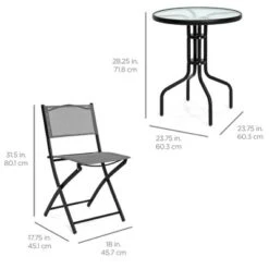 Best Choice Products 3-Piece Bistro Set -VIDAXL Sale Store GUEST a58b0378 5ccf 47fa 9b04 8b5fb2a7cca1