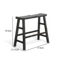 Royal Hampton 33" Wide Bar Height Bench | Trestle Legs With Footrests | Mahogany Wood 8 Royal Hampton 33" Wide Bar Height Bench | Trestle Legs With Footrests | Mahogany Wood -VIDAXL Sale Store GUEST a7c5f1f0 e339 475b 99e0 2c7b4badd61d