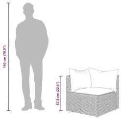 VidaXL Patio Lounge Set Grey -VIDAXL Sale Store GUEST a8802030 e0f6 4085 a101 daf3f54248ba