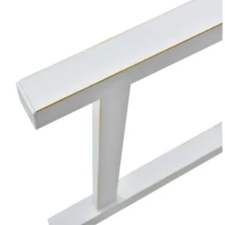 Outdoor Garden Bench Patio Seat Park Bench Armchair With Durable Metal Frame, White - ModernLuxe -VIDAXL Sale Store GUEST a8af495c 8056 4e93 a03b 7c1561e2fa50