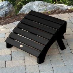 Folding Adirondack Patio Ottoman - Highwood