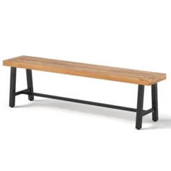 Tangkula 63 Inch Patio Bench Set Of 1/2, Acacia Wood Long Dining Bench W/ Heavy-Duty Metal Legs 16 Tangkula 63 Inch Patio Bench Set Of 1/2, Acacia Wood Long Dining Bench W/ Heavy-Duty Metal Legs -VIDAXL Sale Store GUEST aae5b181 4937 4286 bef6 5952671e0e7b