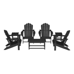 WestinTrends Highland 7-Piece HDPE Outdoor Patio Furniture Adirondack Conversation Set -VIDAXL Sale Store GUEST ad5326a6 2b51 4a8e 9ff2 ed6b090af5de