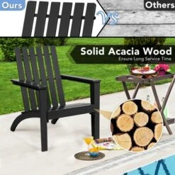 Tangkula 3PCS Patio Adirondack Chair Side Table Set Solid Wood Garden Deck Bistro Set Classic Furniture 14 Tangkula 3PCS Patio Adirondack Chair Side Table Set Solid Wood Garden Deck Bistro Set Classic Furniture -VIDAXL Sale Store GUEST ae243871 cc68 48b7 8108 b6d41f041e29