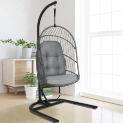 Costway Hanging Wicker Egg Chair W/ Stand Cushion Foldable Outdoor Indoor 20 Costway Hanging Wicker Egg Chair W/ Stand Cushion Foldable Outdoor Indoor -VIDAXL Sale Store GUEST af7948dc 8a82 4afe a011 317cc4826873