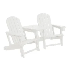 WestinTrends Azura Outdoor HDPE Adirondack Chairs With Connecting Table Tray (Set Of 2), Navy Blue -VIDAXL Sale Store GUEST b502edaa 4369 473c b2bd c59c8dfeaf8d