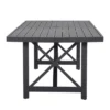 COWLOWN Aluminum Double Panel Outdoor Dining Table For 8, Painted Finish Rectangular Patio Table For Garden, Deck, Or Backyard 12 COWLOWN Aluminum Double Panel Outdoor Dining Table For 8, Painted Finish Rectangular Patio Table For Garden, Deck, Or Backyard -VIDAXL Sale Store GUEST b5165e45 1532 4851 8525 929136063a18