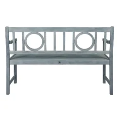 Apollo 3-Seat Circle-Back Acacia Wood Outdoor Garden Patio Bench - JONATHAN Y -VIDAXL Sale Store GUEST b9171e7b cef7 4ee4 b1d3 ad4b5f3777fc