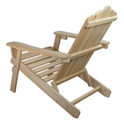 Northlight 36" Natural Brown Classic Folding Wooden Adirondack Chair -VIDAXL Sale Store GUEST ba5b90ad f0ab 44f7 8b18 88db36819883