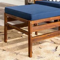 3pc Modular Acacia Wood Patio Chat Set With Cushions - Saracina Home 24 3pc Modular Acacia Wood Patio Chat Set With Cushions - Saracina Home -VIDAXL Sale Store GUEST bac9860b 3e03 4d90 85a0 e710ace33155