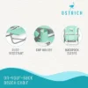 Ostrich Lightweight Portable Outdoor On Your Back Folding Reclining Chair For Lawn Beach Camping With 5 Seat Adjustment Backpack Straps And Cup Holder -VIDAXL Sale Store GUEST bb86143b 93c8 40f2 89f9 5947d390f81c