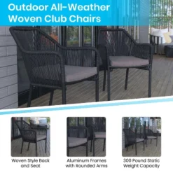 Merrick Lane Outdoor Furniture Sets 2 Piece All-Weather Woven Patio Chairs With Cushions 28 Merrick Lane Outdoor Furniture Sets 2 Piece All-Weather Woven Patio Chairs With Cushions -VIDAXL Sale Store GUEST bcb977a5 fa6a 488e b779 b9ef5f6db2b3