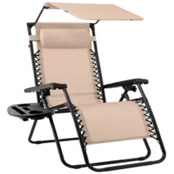 Best Choice Products Folding Zero Gravity Recliner Patio Lounge Chair W/ Canopy Shade, Headrest, Tray -VIDAXL Sale Store GUEST beaf9ce6 087b 4190 9817 a19cc5d15302