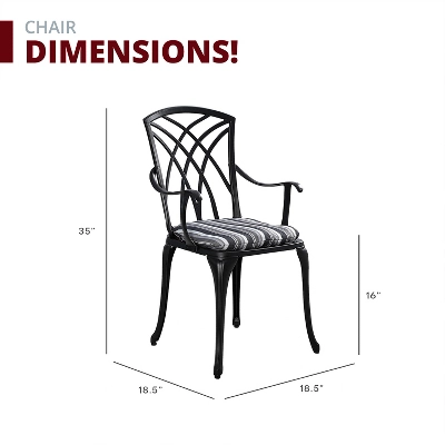 Kinger Home Ekta 3-Piece Patio Bistro Set 5 Kinger Home Ekta 3-Piece Patio Bistro Set - Image 5