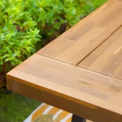 63" Rectangular Acacia Wood Patio Bench - Captiva Designs -VIDAXL Sale Store GUEST bf3e97cc 7dac 4ffa b94b bf95e9727fcd
