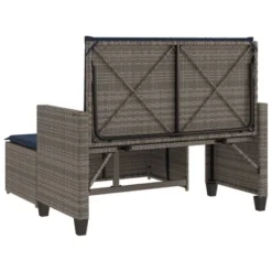 VidaXL Patio Bench With Cushions And Footstool – Outdoor Loveseat Sofa Bed, Gray Poly Rattan – Garden, Patio, Deck Furniture 16 VidaXL Patio Bench With Cushions And Footstool – Outdoor Loveseat Sofa Bed, Gray Poly Rattan – Garden, Patio, Deck Furniture -VIDAXL Sale Store GUEST c1781c55 9bc6 44ad 88dc 27fa091aed31