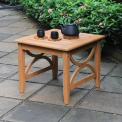 Abbington Teak Patio Side Table - Cambridge Casual -VIDAXL Sale Store GUEST c1d09b15 a3ed 4dca b6f2 bb8ff5dc5a2d
