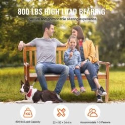 VEVOR Outdoor Bench, 50 Inches Wood Garden Bench For Outdoors, Outdoor Garden Park Bench With Backrest And Armrests, 800 Lbs Load Capacity Bench 10 VEVOR Outdoor Bench, 50 Inches Wood Garden Bench For Outdoors, Outdoor Garden Park Bench With Backrest And Armrests, 800 Lbs Load Capacity Bench -VIDAXL Sale Store GUEST c1e6d972 e709 43a8 b446 f8e008afb6e0