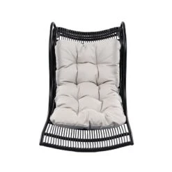 DOMETOUR 3-Piece Wicker Patio Furniture Set With Lounge Chair, Table, Cushions & Ottoman For Garden, Deck, Porch - Black & Beige -VIDAXL Sale Store GUEST c314f3a1 9568 49c3 bf64 4c0ea312c6c2