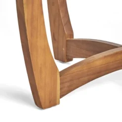 Carina Round Acacia Wood Accent Table - Teak - Christopher Knight Home -VIDAXL Sale Store GUEST c5d85083 f34d 4aae afab 411c37acd16b