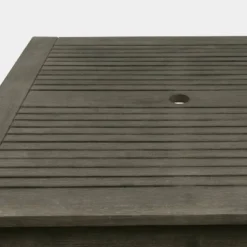 Vifah 5pc Renaissance Acacia Outdoor Patio Dining Set With Stripe Patterned Chairs Gray -VIDAXL Sale Store GUEST c64a07ae 22b4 4449 9115 fa6f771ddbec 2