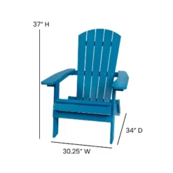 Merrick Lane Set Of Two Folding Adirondack Patio Chairs With Matching Outdoor Side Table -VIDAXL Sale Store GUEST c7262ad1 dc7c 44c0 bffb 4762cbf9ac1a