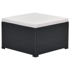 10pc Wicker Patio Sectional Seating Set With Cushion - Black/Beige - GODEER 22 10pc Wicker Patio Sectional Seating Set With Cushion - Black/Beige - GODEER -VIDAXL Sale Store GUEST c83526b9 1731 40e0 ba1c e2102fc6c4e8