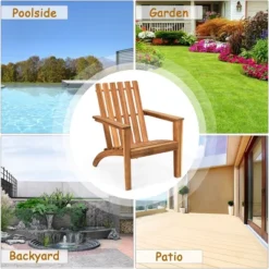Costway 2PCS Patio Acacia Wood Adirondack Chair Lounge Armchair Durable Outdoor Garden 12 Costway 2PCS Patio Acacia Wood Adirondack Chair Lounge Armchair Durable Outdoor Garden -VIDAXL Sale Store GUEST c889092c 8cdb 4fa2 8d1e 3f517a08c376