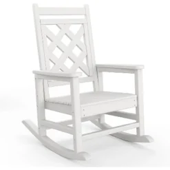 Outdoor Adirondack Rocking Chair, All Weather Fire Pit Chair,Outdoor Lounger Rocking Fire Pit Chair For Patio, Garden, Backyard, Lawn Deck -VIDAXL Sale Store GUEST c8e01d4b 366e 405b a73a f661c455e354