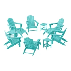 WestinTrends Highland 12-Piece HDPE Outdoor Patio Furniture Adirondack Chair Conversation Table Set -VIDAXL Sale Store GUEST c907e1ff 4c92 4c5f 8d29 0dbe2d3cfc40