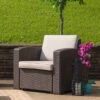Flash Furniture Chocolate Brown Faux Rattan Chair With All-Weather Beige Cushion 15 Flash Furniture Chocolate Brown Faux Rattan Chair With All-Weather Beige Cushion -VIDAXL Sale Store GUEST cab04cfa 85c6 4265 a1f2 c4d75180ceed