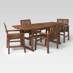5pc Slatted Extendable Acacia Wood Patio Dining Set - Saracina Home 20 5pc Slatted Extendable Acacia Wood Patio Dining Set - Saracina Home -VIDAXL Sale Store GUEST cc50b929 1d11 42ba bbdf 3a0193ac6925