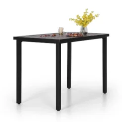 5pc Outdoor Bar Set With Swivel Stools With Cushions & Metal Table - Beige - Captiva Designs 19 5pc Outdoor Bar Set With Swivel Stools With Cushions & Metal Table - Beige - Captiva Designs -VIDAXL Sale Store GUEST cf97345a 3c0b 4d81 8edb 1609c3177b45