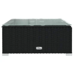 VidaXL Black Patio Furniture Poly Rattan - Cream Cushions - 3 Seats With Table - Middle Sofa -VIDAXL Sale Store GUEST cfbd3ffd 3e1f 4af2 971c 3e010c65c55e