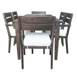 7-Piece Outdoor Dining Set, All-Weather Patio Furniture Set With Dining Table And Chairs, Acacia Wood Frame - ModernLuxe 19 7-Piece Outdoor Dining Set, All-Weather Patio Furniture Set With Dining Table And Chairs, Acacia Wood Frame - ModernLuxe -VIDAXL Sale Store GUEST cfbe2b55 7483 4a57 871c 03af6f986a68